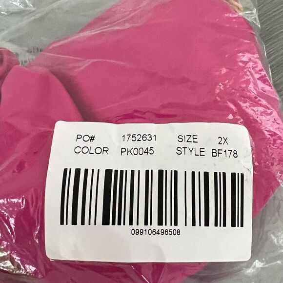 Pink bikini bottom size 2X, NWT - Picture 3 of 7